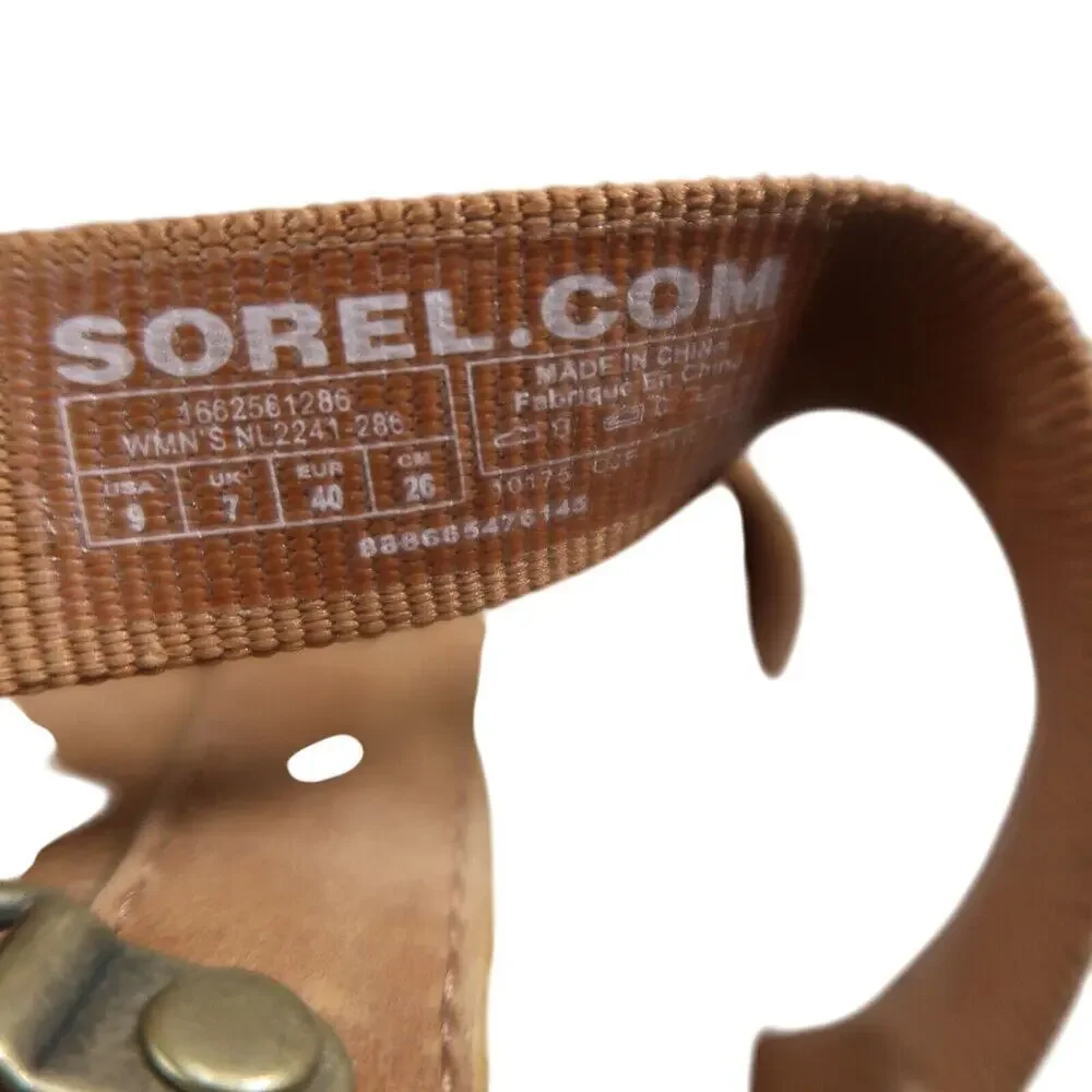 Sorel Shoes Women 9 Sandal Gladiator Fashion Comfort Leather Torpeda Carly Brown